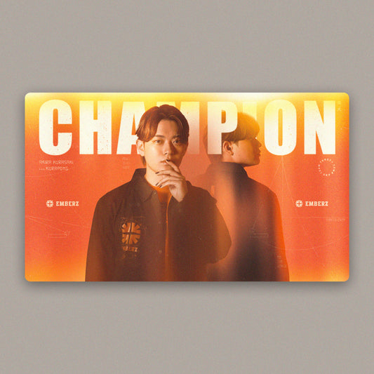 【予約販売】EMBERZ PLAY MAT / 🏆CHAMPION（KURAPONG）