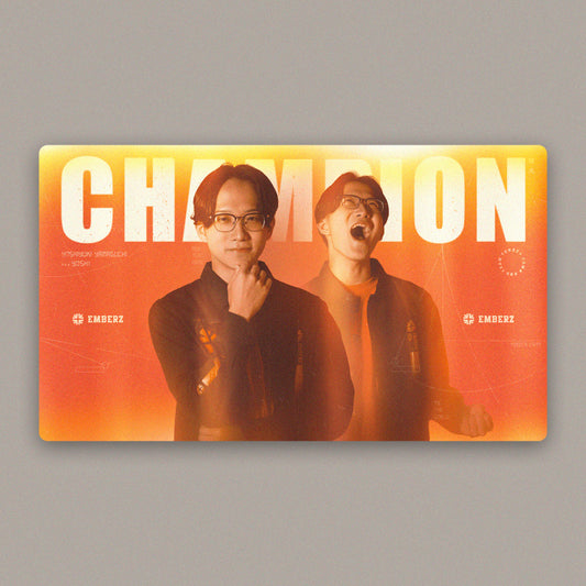 【予約販売】EMBERZ PLAY MAT / 🏆CHAMPION（YOSHI）